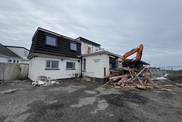 Kallacliff Hotel - Lusty Glaze - Newquay - Demolition - DSW